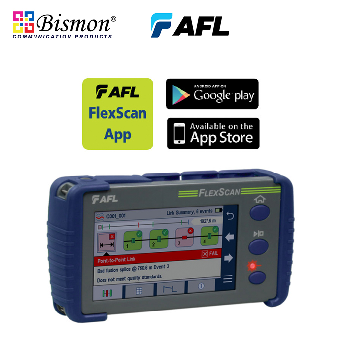 Flexscan-FS200-304-Basic-Kit-1310-1550-1650nm-OLS-OPM-BT-WiFi-Dark-Live-test